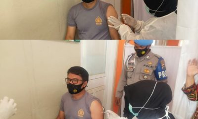 Dua Belas Personil Polri Polsek Lintau Buo Dan Lintau Buo Utara Di Vaksin Sinovac Perdana – Beritasumbar.com