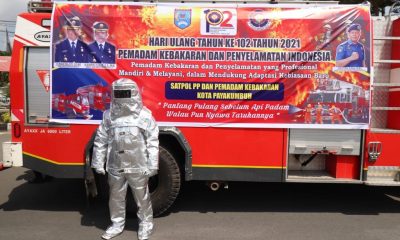 Rayakan Hari Jadi Ke-102, Damkar Kota Payakumbuh Hadirkan Pakaian Aluminized – Beritasumbar.com