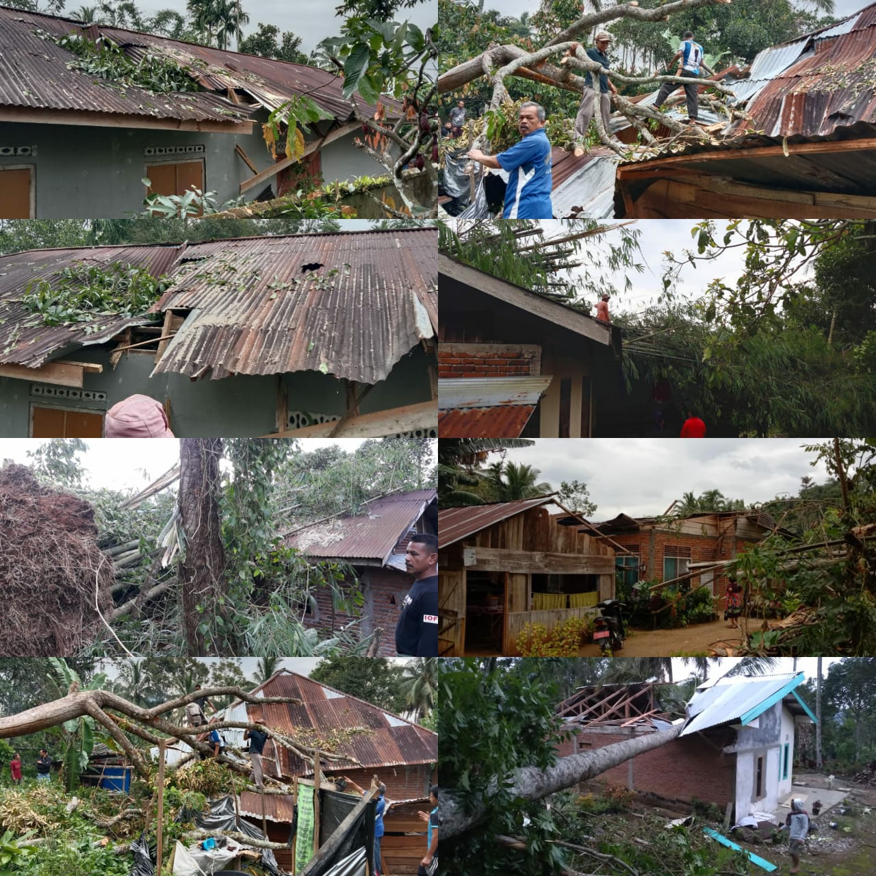 Cuaca Ekstrim Akibatkan Puluhan Rumah Warga Di Kabupaten Tanah Datar Rusak Ringan Hingga Berat – Beritasumbar.com