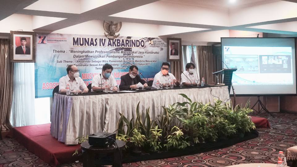 Munas IV Akbarindo Canangkan Profesionalisme Masyarakat Jasa Konstruksi untuk Pembangunan Indonesia – Beritasumbar.com