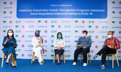Alodokter– Alomedika Berkalaborasi Dengan Dinkes, Puslatkesda, Dan IDI Dukung Percepatan Program Vaksinasi Dengan Pelatihan Vaksinator Terbesar Di IndonesiaA
