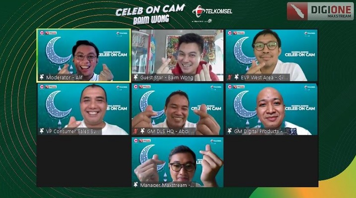 Celeb on Cam, Telkomsel Hadirkan Baim Wong