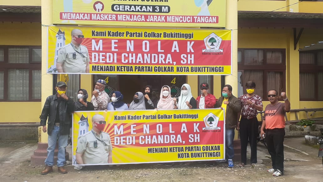 Kamasril CS Tolak Dedi Chandra Ketua DPD Golkar Bukittinggi – Beritasumbar.com
