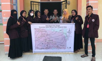 Mahasiswa KKN UIN Dan UNP Buatkan Peta Wilayah Administrasi Nagari Koto Tangah – Beritasumbar.com