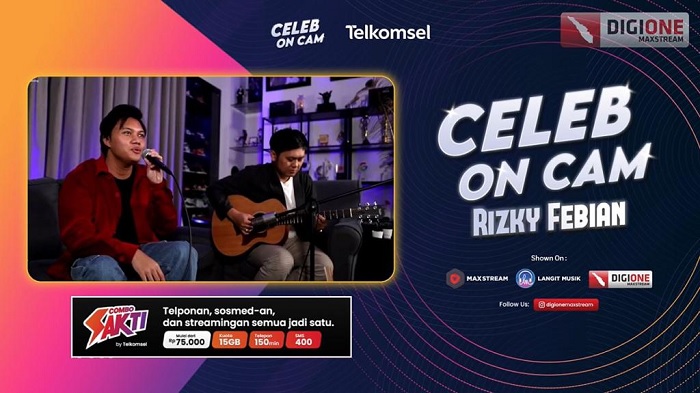 Telkomsel Gelar Acara Celeb on Cam Bersama Rizky Febian
